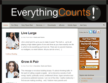 Tablet Screenshot of everythingcounts.com